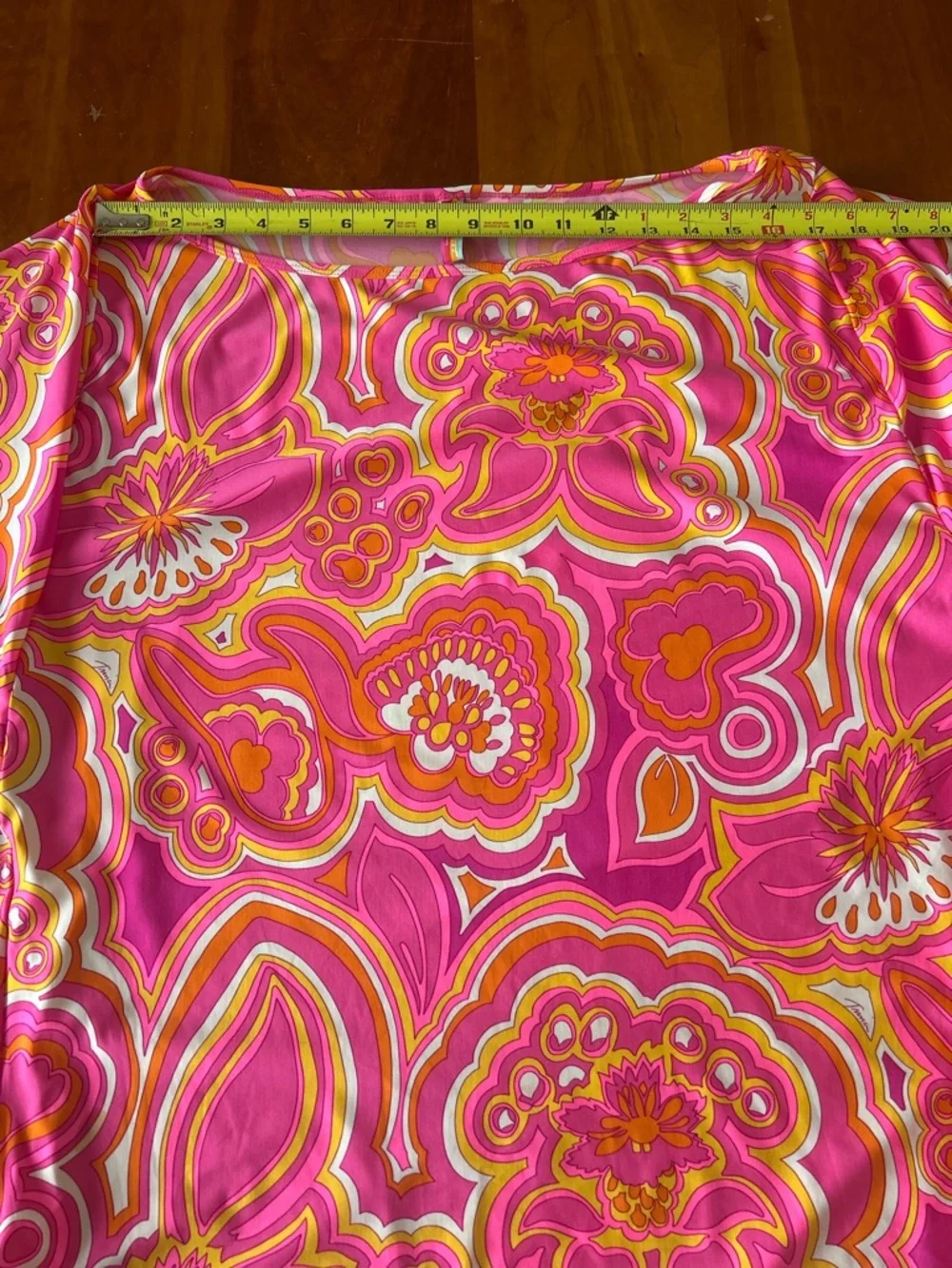 Trina Turk 25th Anniversary Morning Sunrise Swim Cover Tunic Kafta psychedelic - Picture 11 of 15
